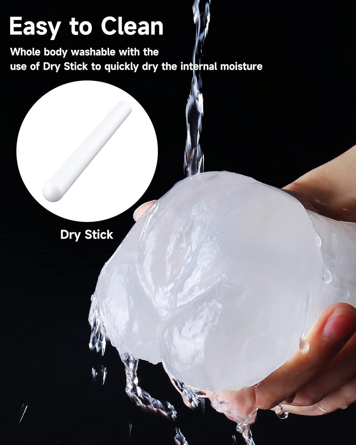 TrinityTouch Realistic Transparent Pleasure Doll Masturbator