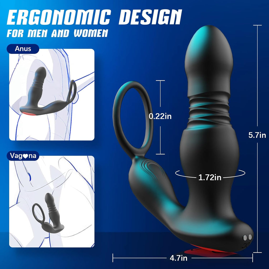 BoldSway Ergonomic Remote Control Prostate Massager