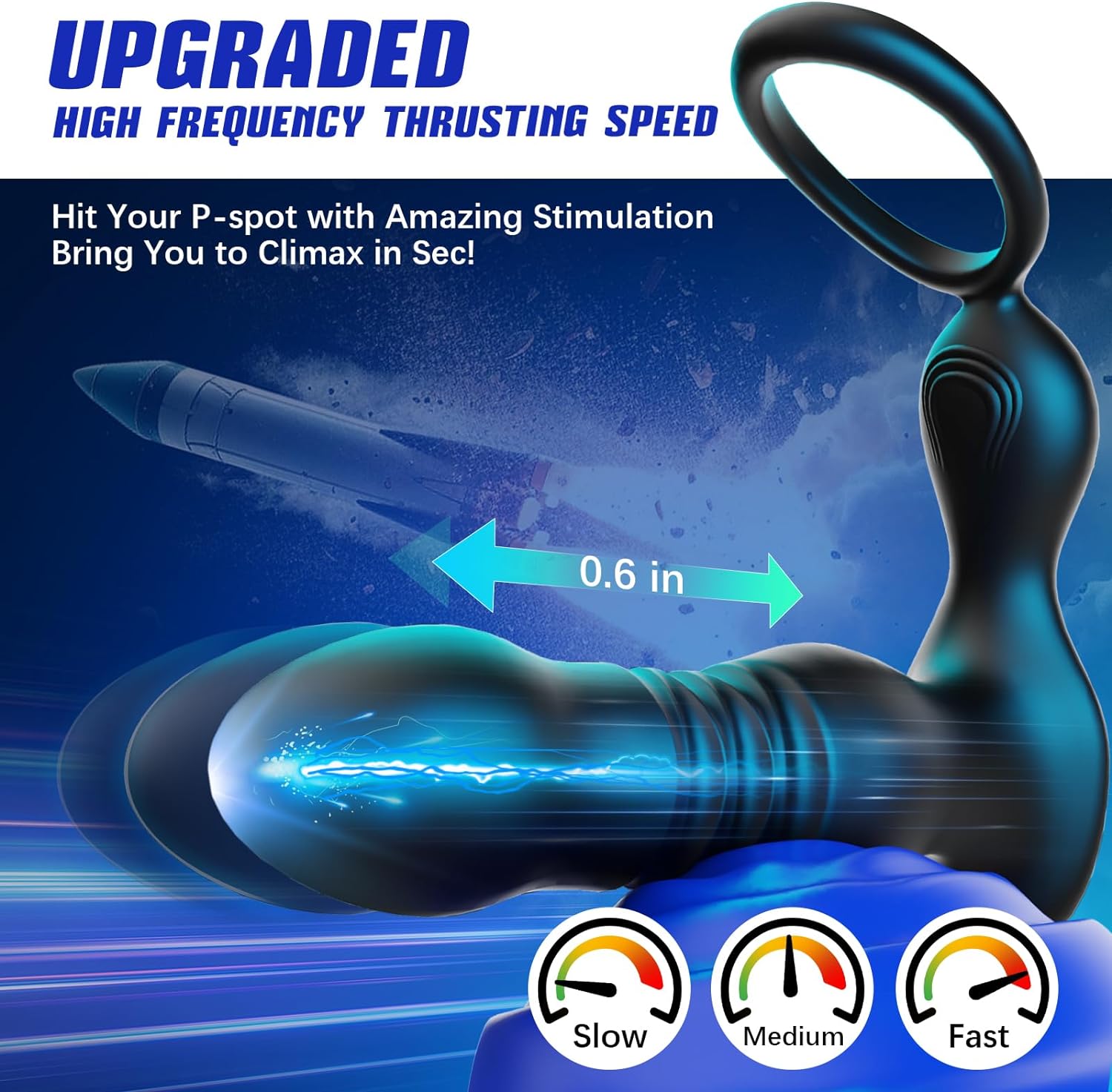 BoldSway Ergonomic Remote Control Prostate Massager