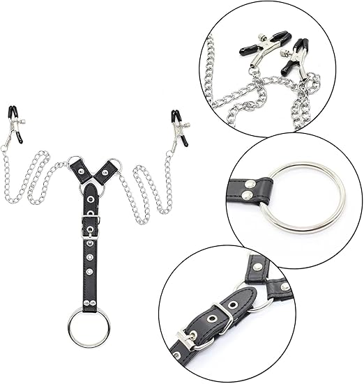 SensationBalance BDSM Nipple Clamps Penis Cage