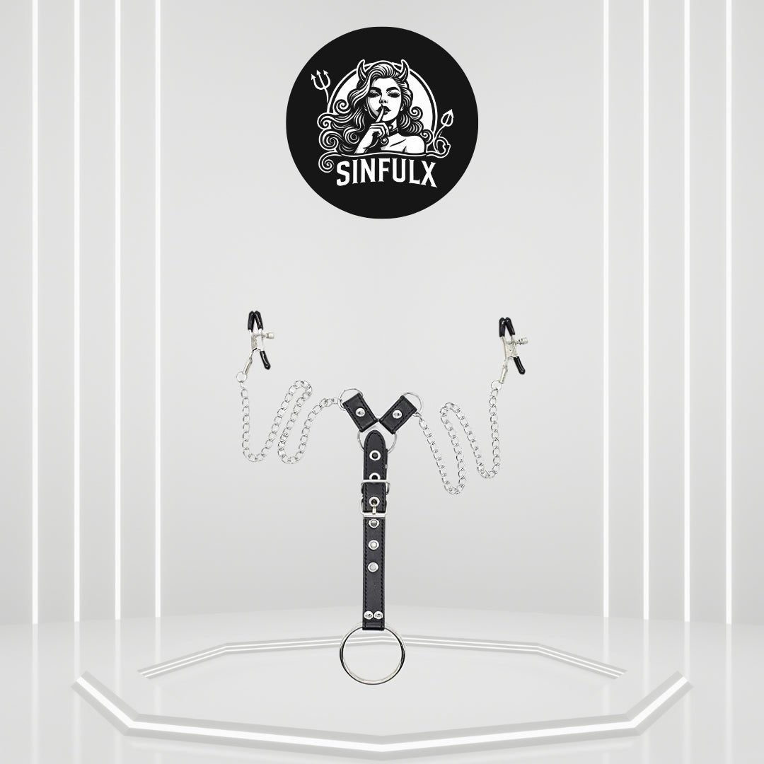SensationBalance BDSM Nipple Clamps Penis Cage