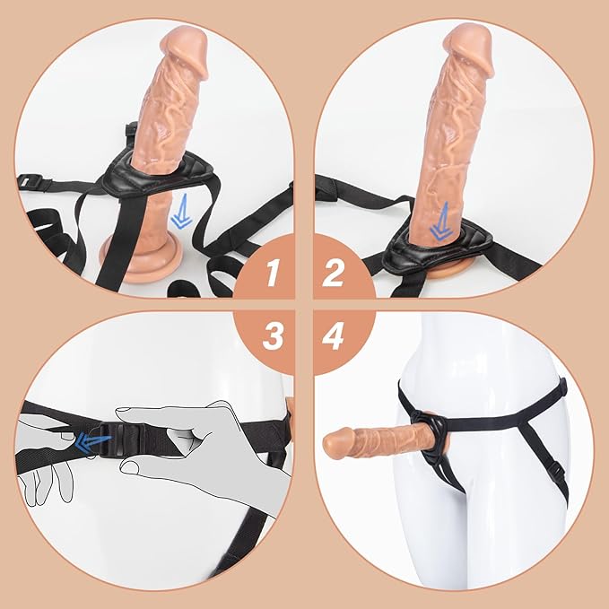 Versatile Strap-On Dildo for Intimate Play