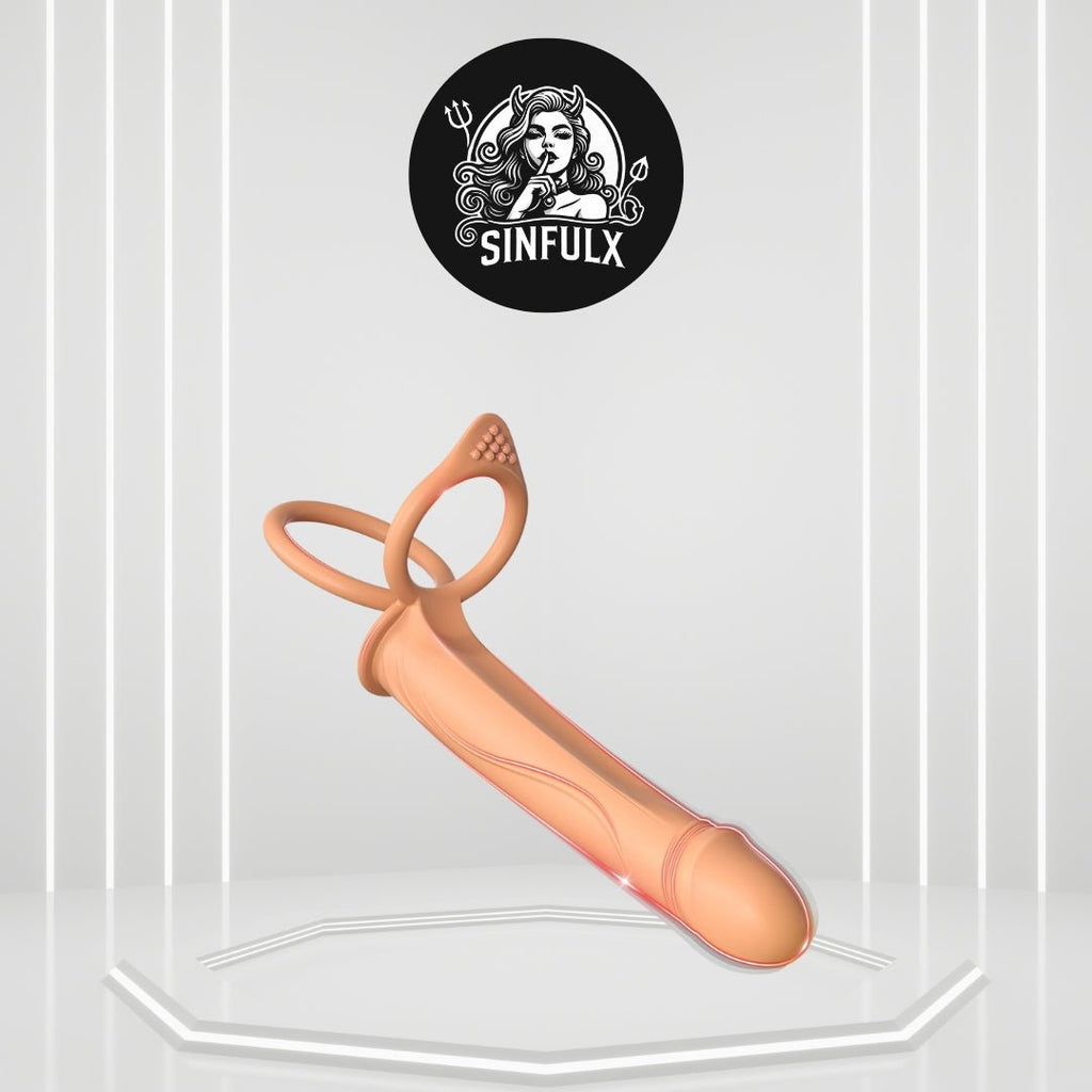 GildedReverie Dual Penetration Dildo Penis Ring