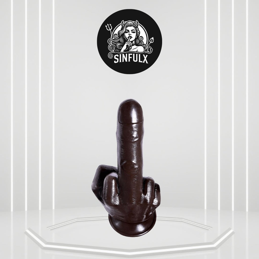 CraveTorque 9.2" Middle Finger Dildo