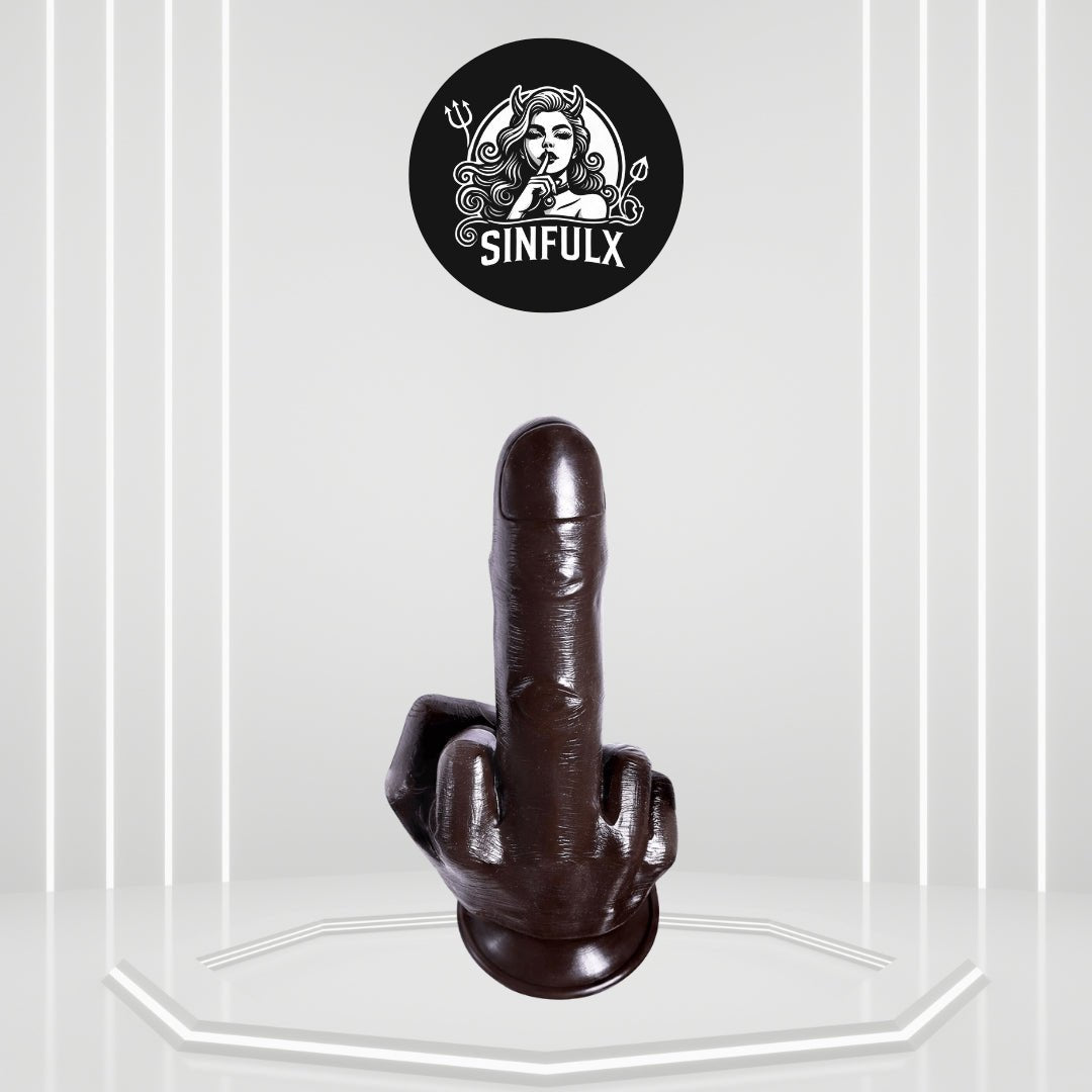CraveTorque 9.2" Middle Finger Dildo