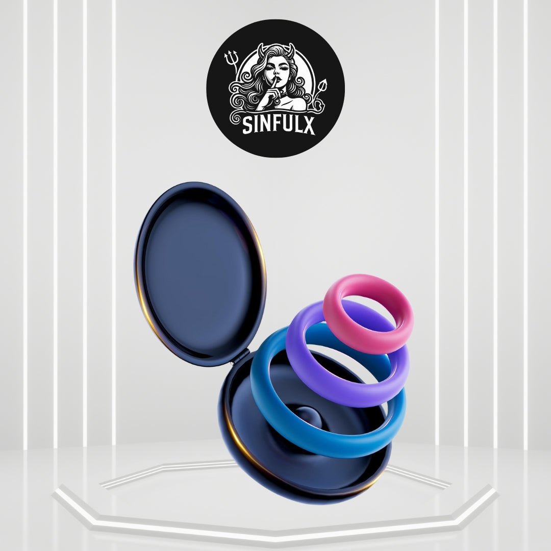 HaloGrace Silicone Penis Ring Set