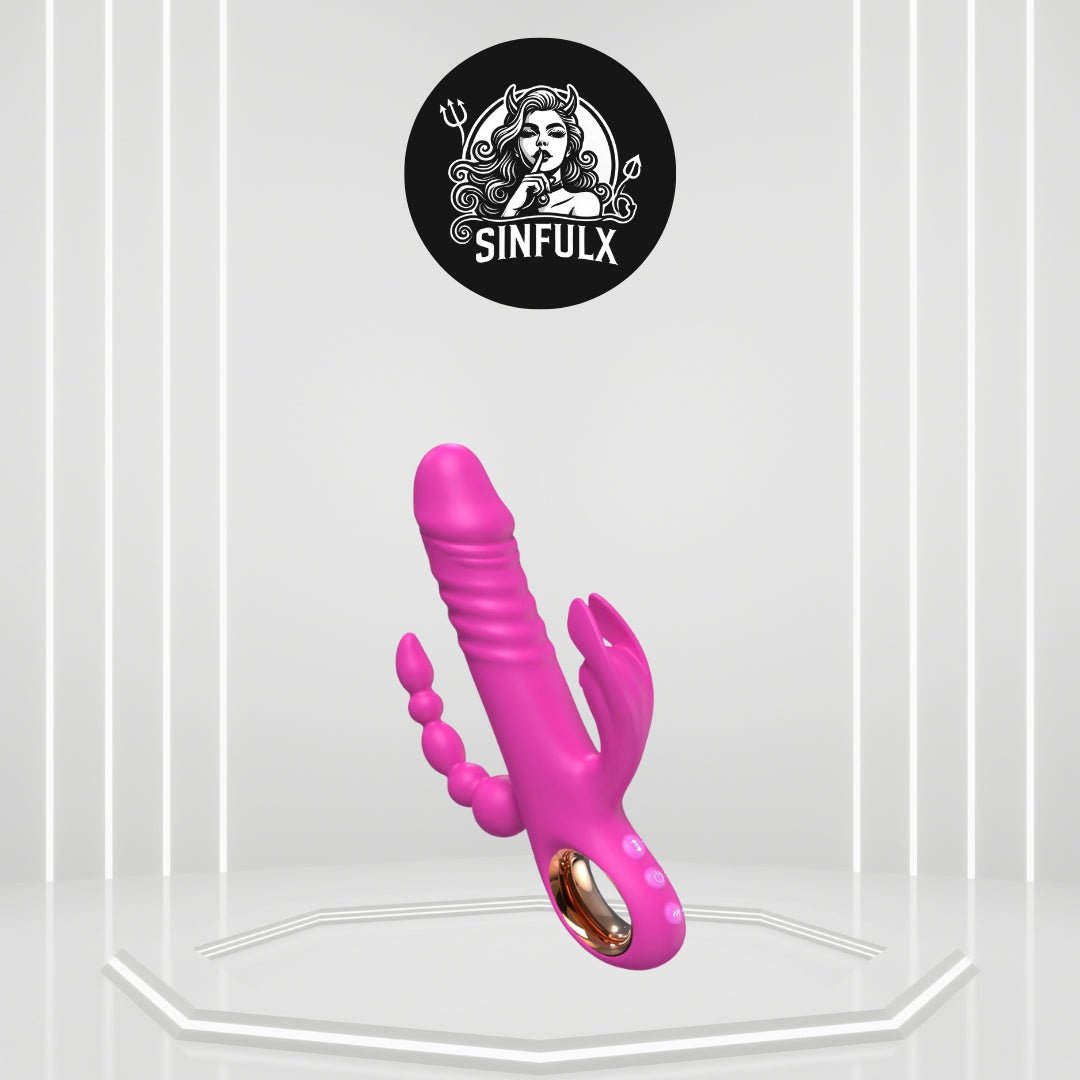 TripleThrob Thrusting Dildo Vibrator