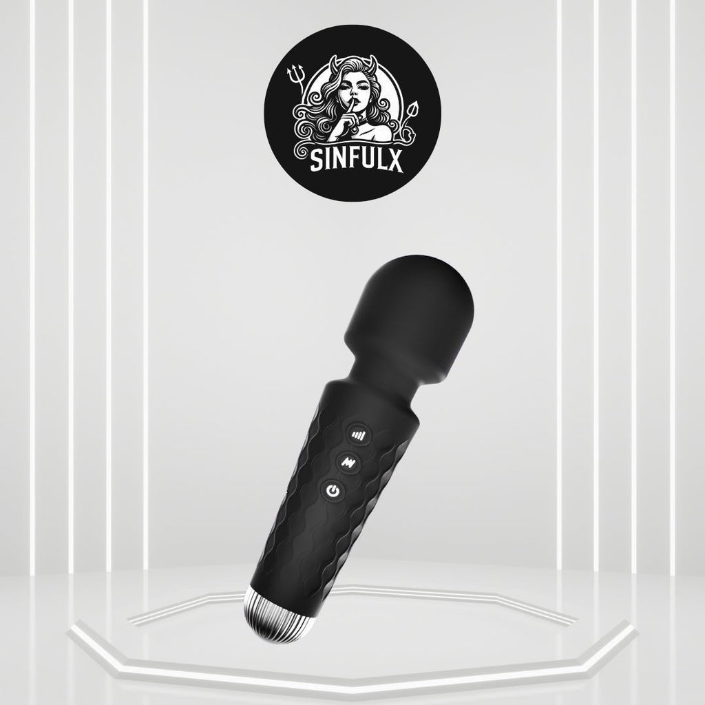 SurgeWand Powerful Wand Vibrator for Women – Flexible Head