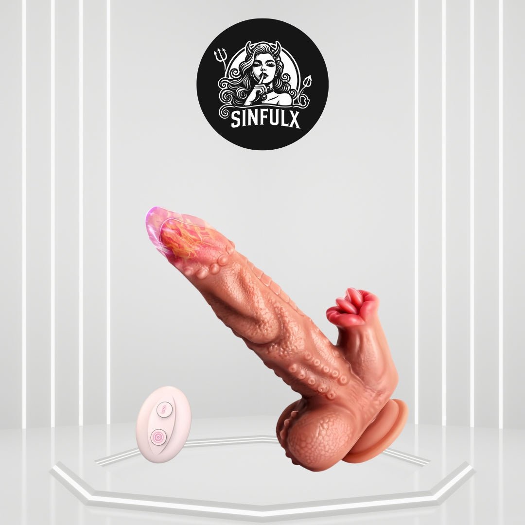 OctoRipple 6-in-1 Monster Tentacle Thrusting Dildo | Fantasy Vibrator, Heating, Remote Control