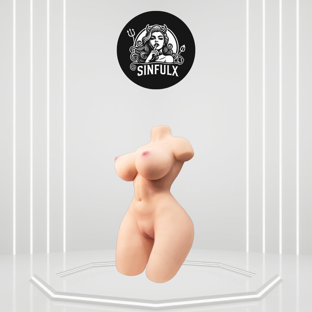 LustDiva 3-in-1 Realistic Sex Doll Torso with Vaginal, Anal & Breast Play