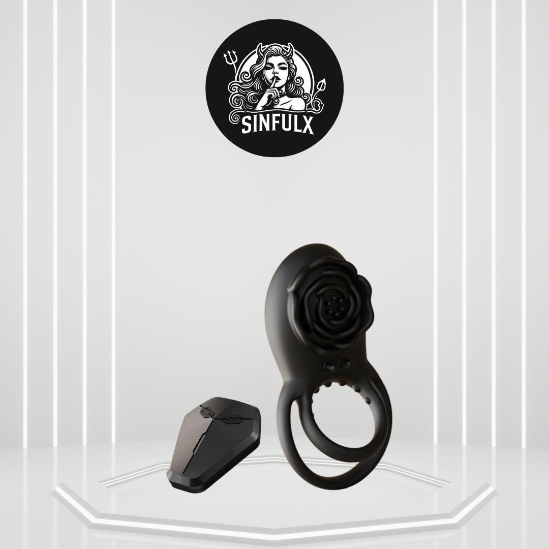 SilkOasis Vibrating Cock Ring Clitoral Massager