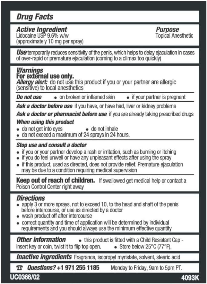 Delay Spray - Genital Desensitizer Spray