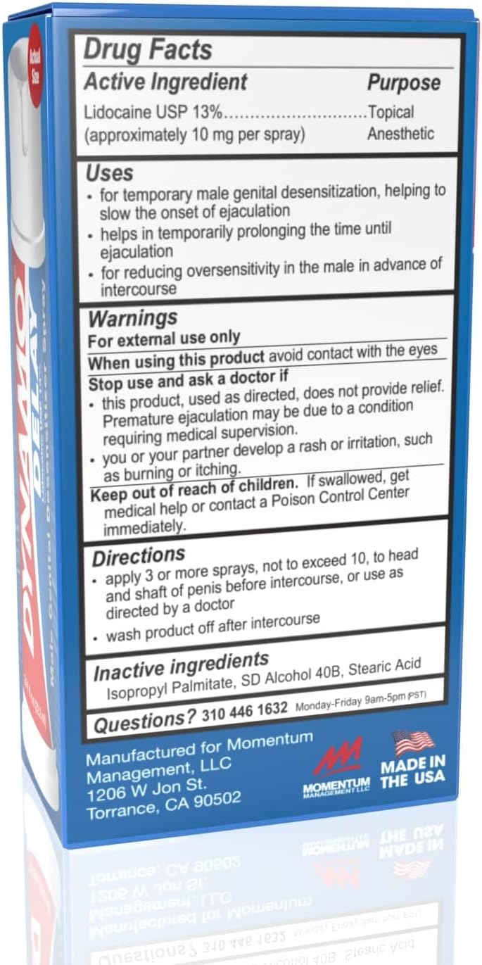 Lidocaine Climax Control Spray