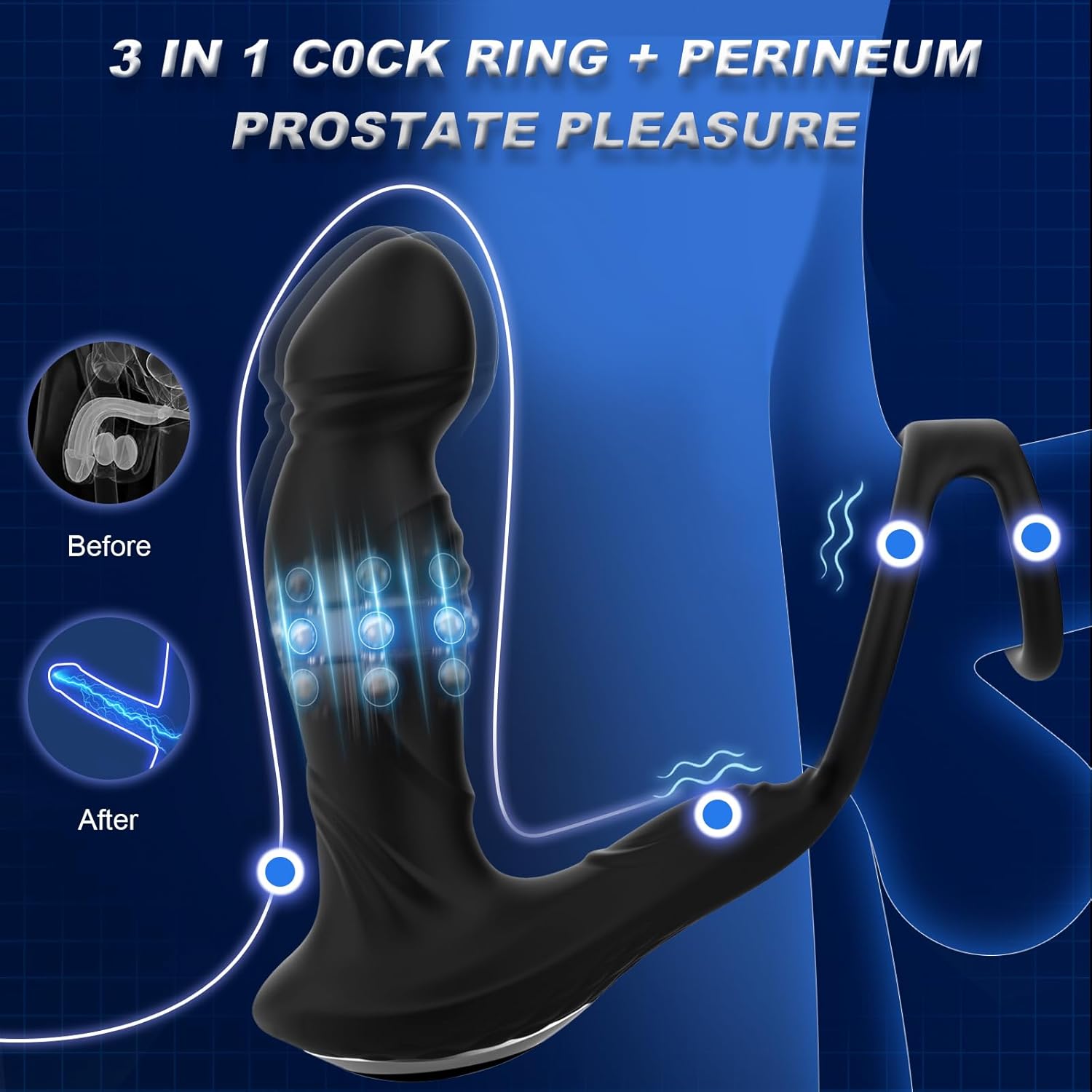 RogueThrust Wiggling Prostate Massager