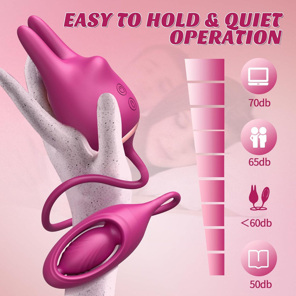 PleasureRabbit Inserted Vibrations Clitoral Stimulator