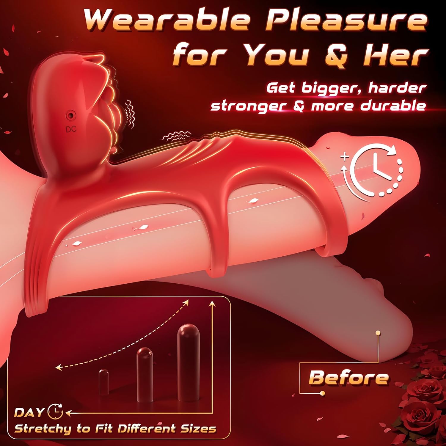 ThornMist Vibrating Penis Ring Clitoral Vibrator