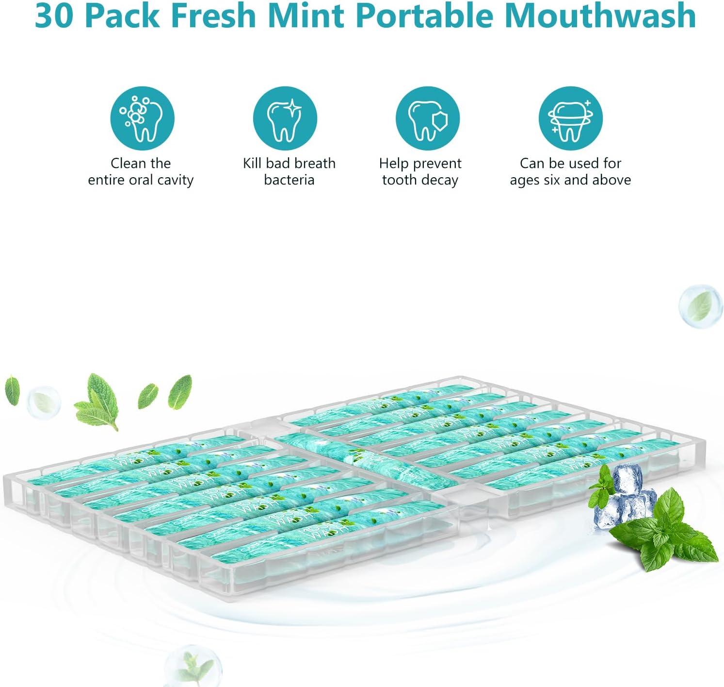 Morning After Mouthwash Packets - 30 Pack