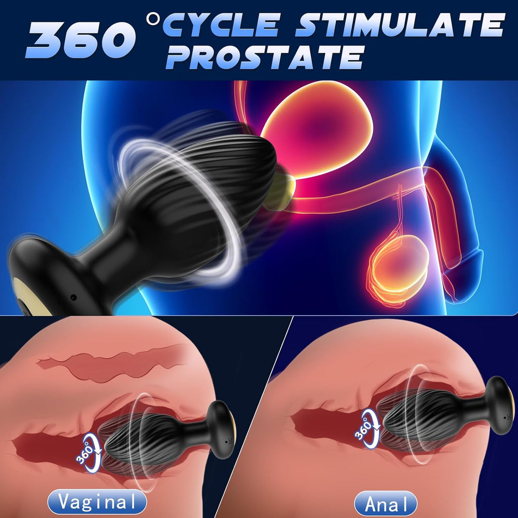 TemptTease 360° Rotation Swirl Anal Plug