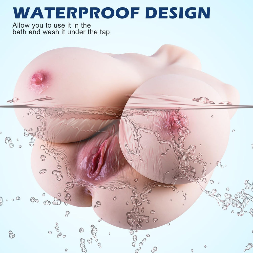 AuroraBelle Realistic 3-in-1 Sex Doll Masturbator