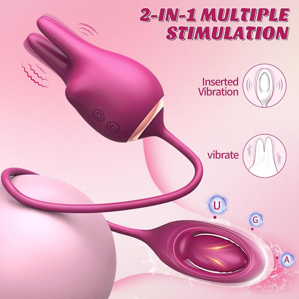 PleasureRabbit Inserted Vibrations Clitoral Stimulator