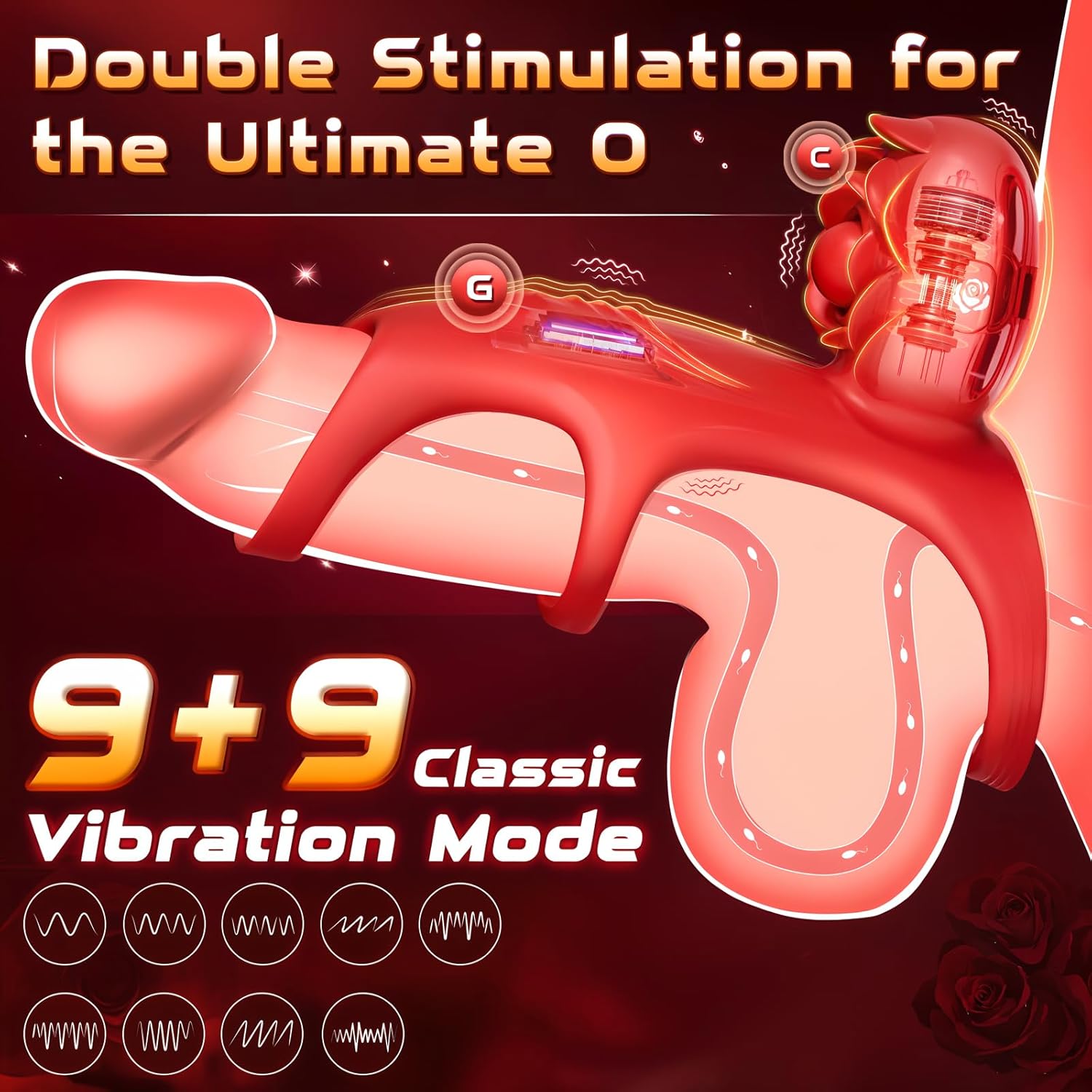 ThornMist Vibrating Penis Ring Clitoral Vibrator