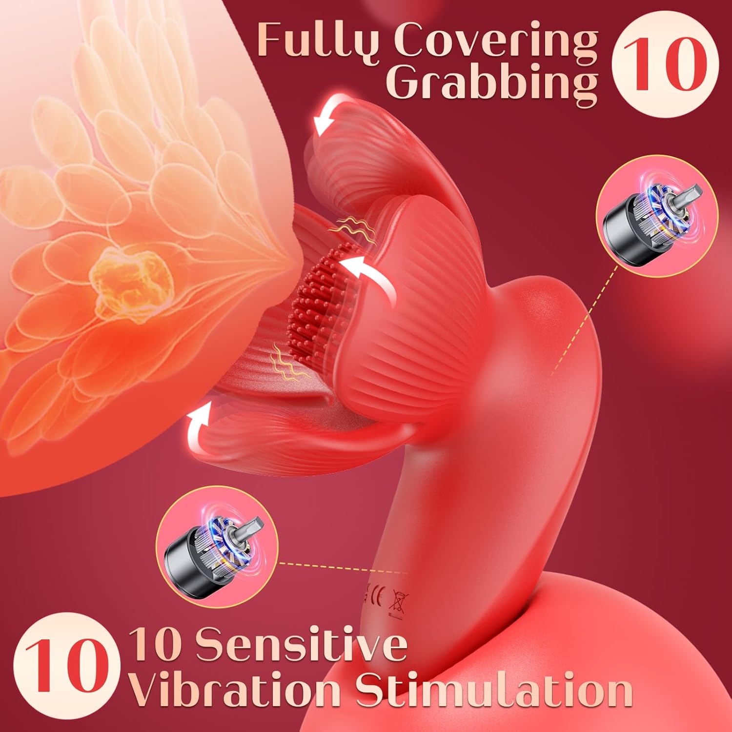 LustVine Nipple Stimulation Vibrator