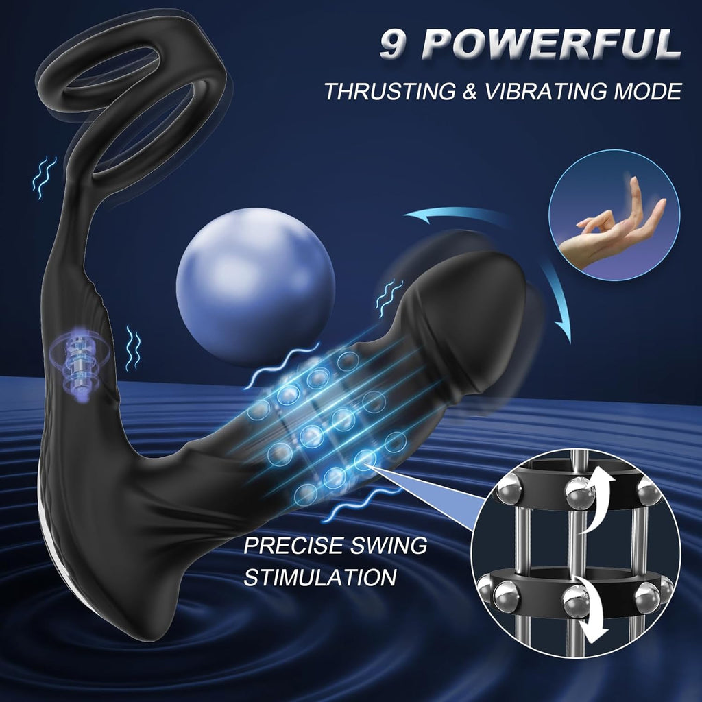 RogueThrust Wiggling Prostate Massager