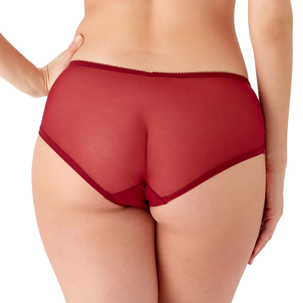 Gossard Superboost Lace Short Panty Cranberry/Raspberry Sorbet