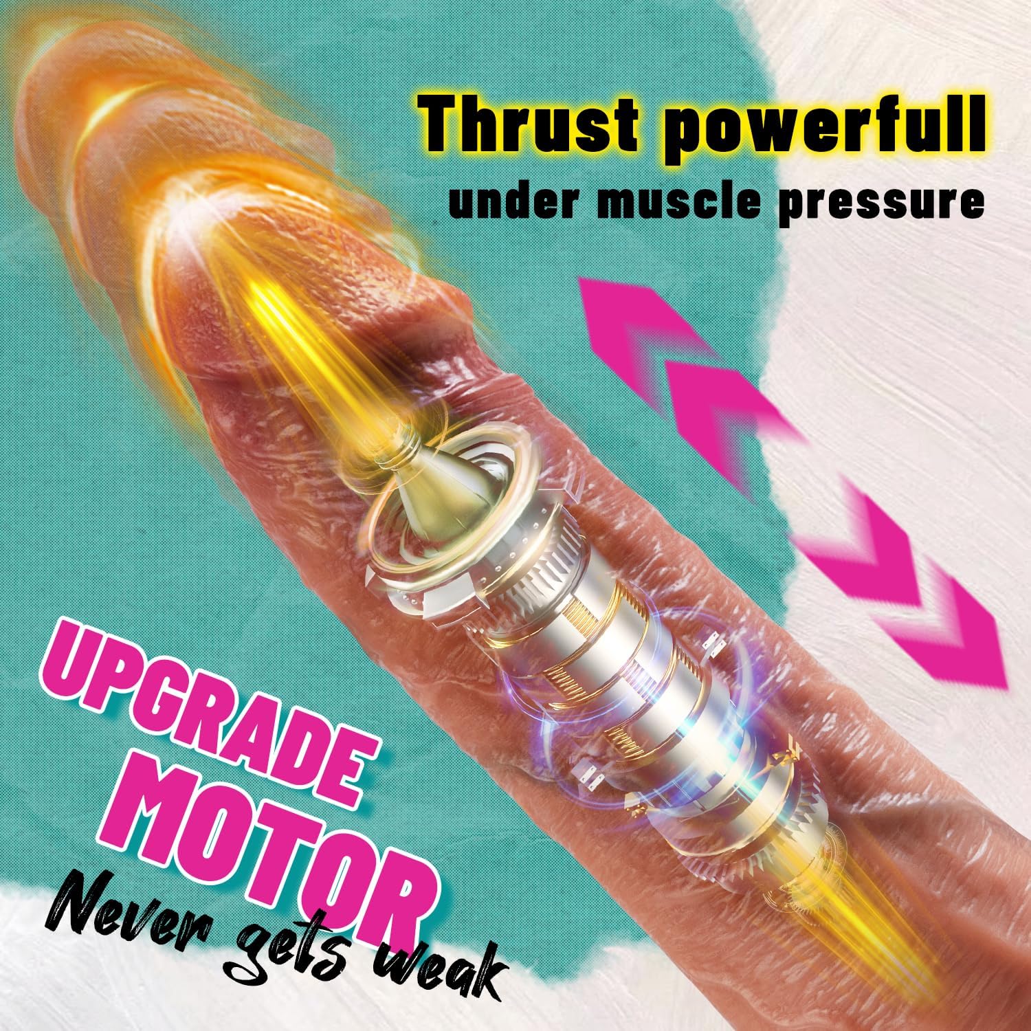 PrimeThrust 10.43" Long Thrusting Vibrating Dildo