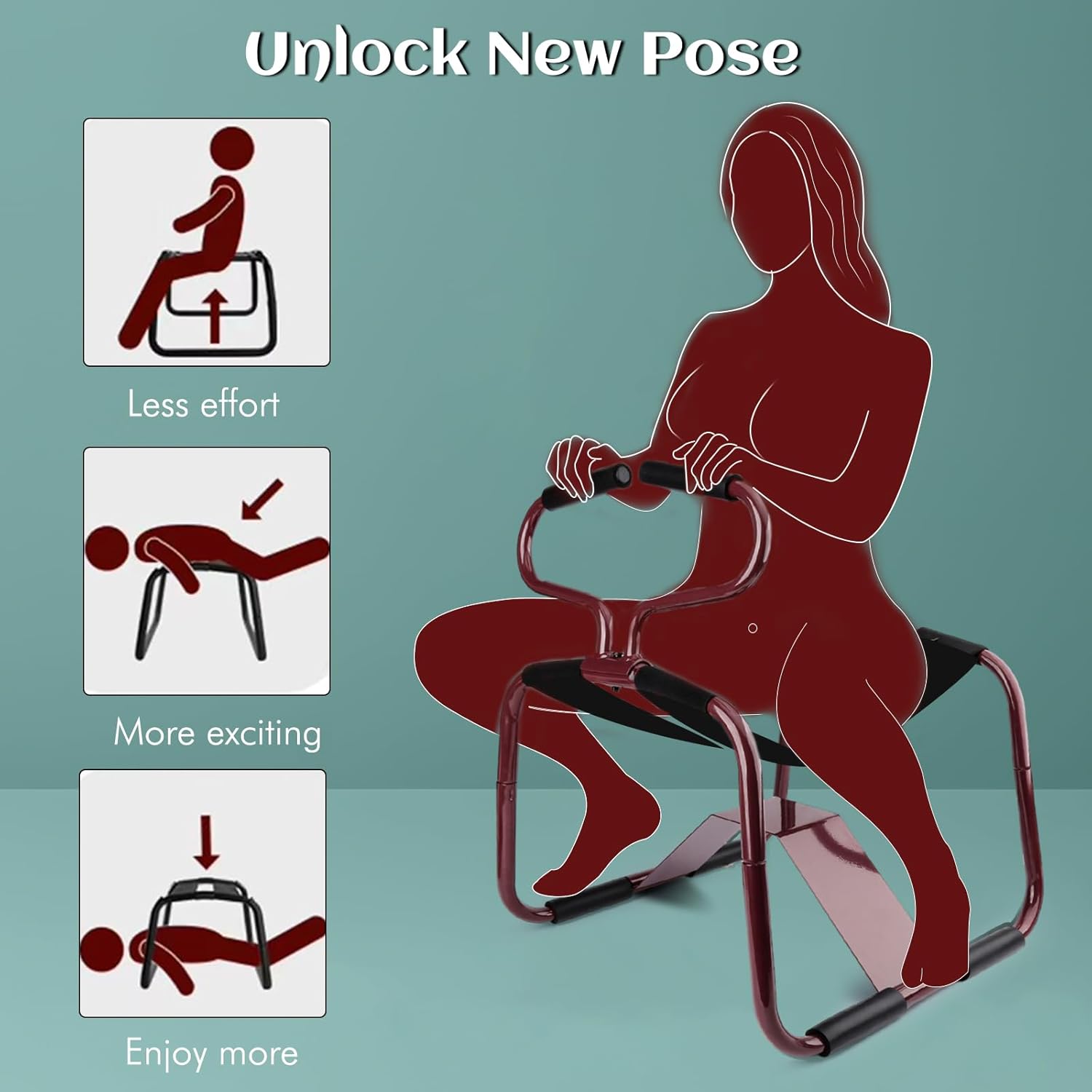 Versatile Multi-Position BDSM Bondage Sex Chair