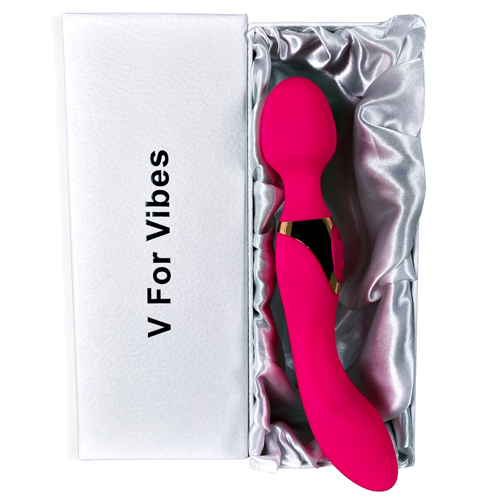 Two Headed Dildo. Double Headed Vibrator. | V FOR VIBES