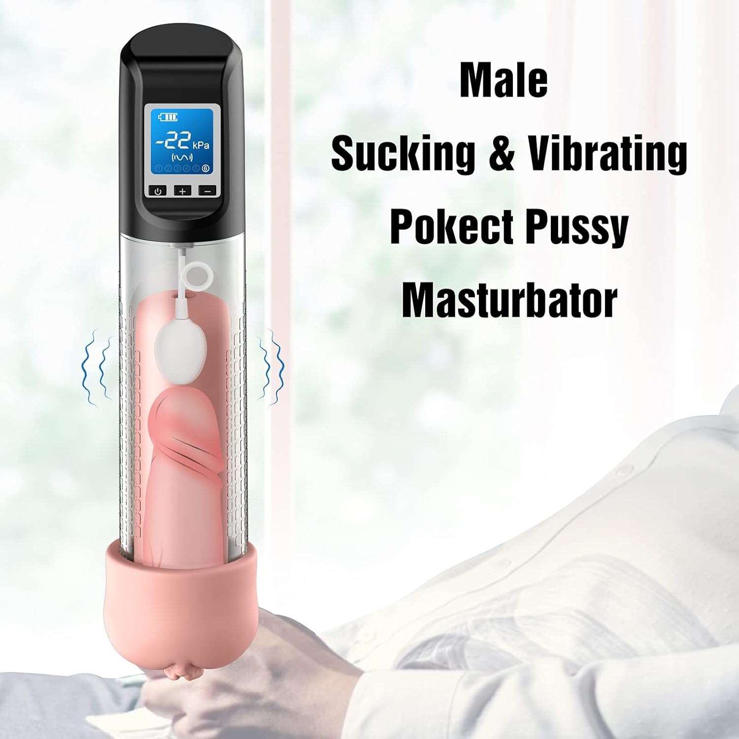 BlissSleeve Electric Vacuum Vibrating Penis Pump