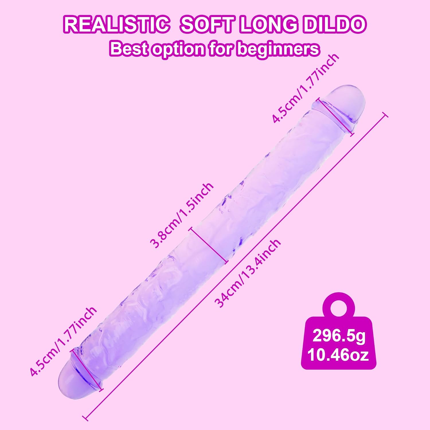 DoubleTrouble Extra-Long Dual-Ended Dildo