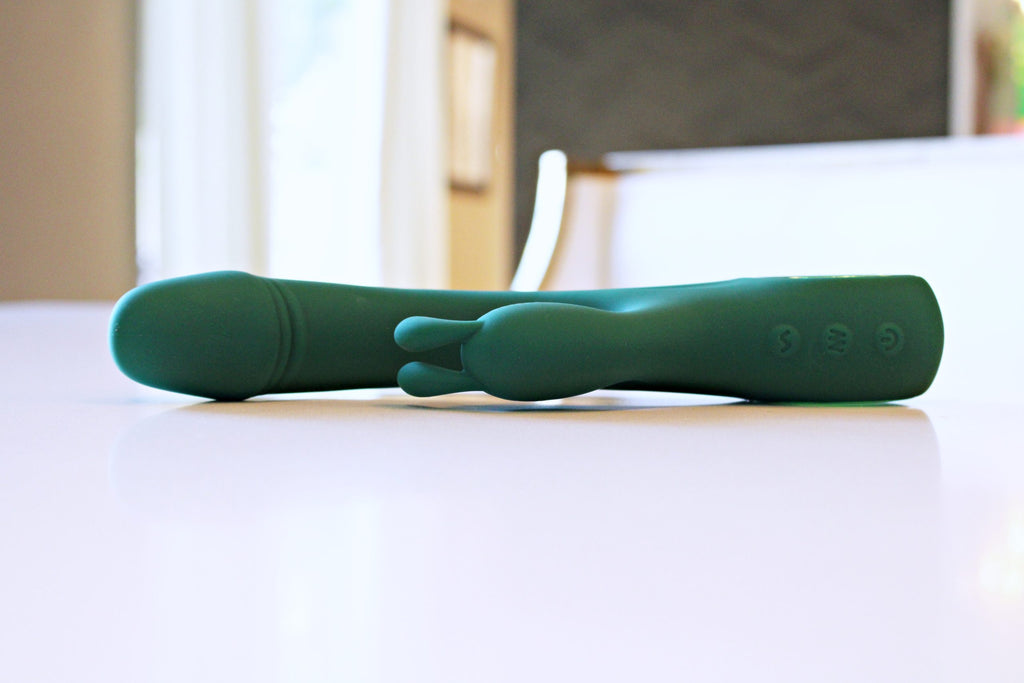 Green Dual Rabbit Vibrator - Lympha | V For Vibes