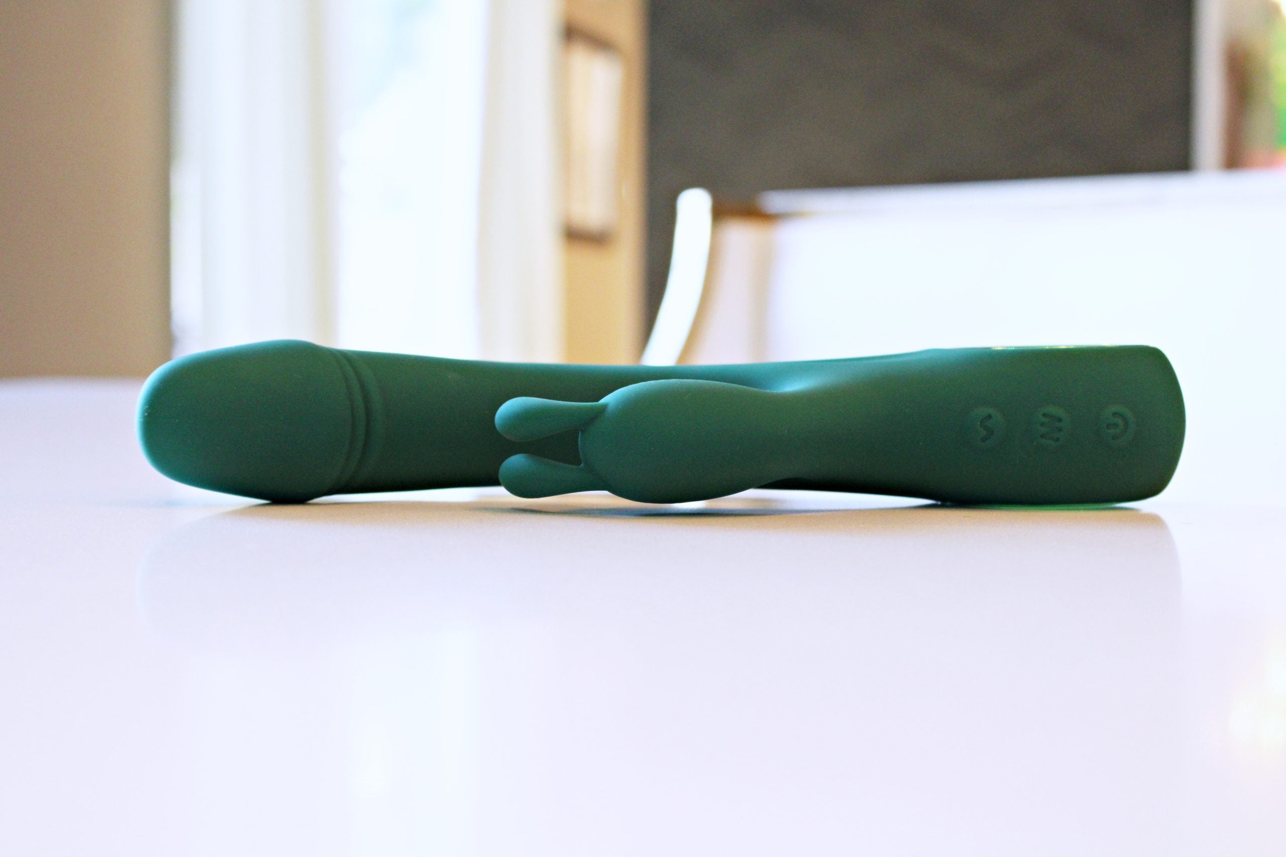 Green Dual Rabbit Vibrator - Lympha | V For Vibes