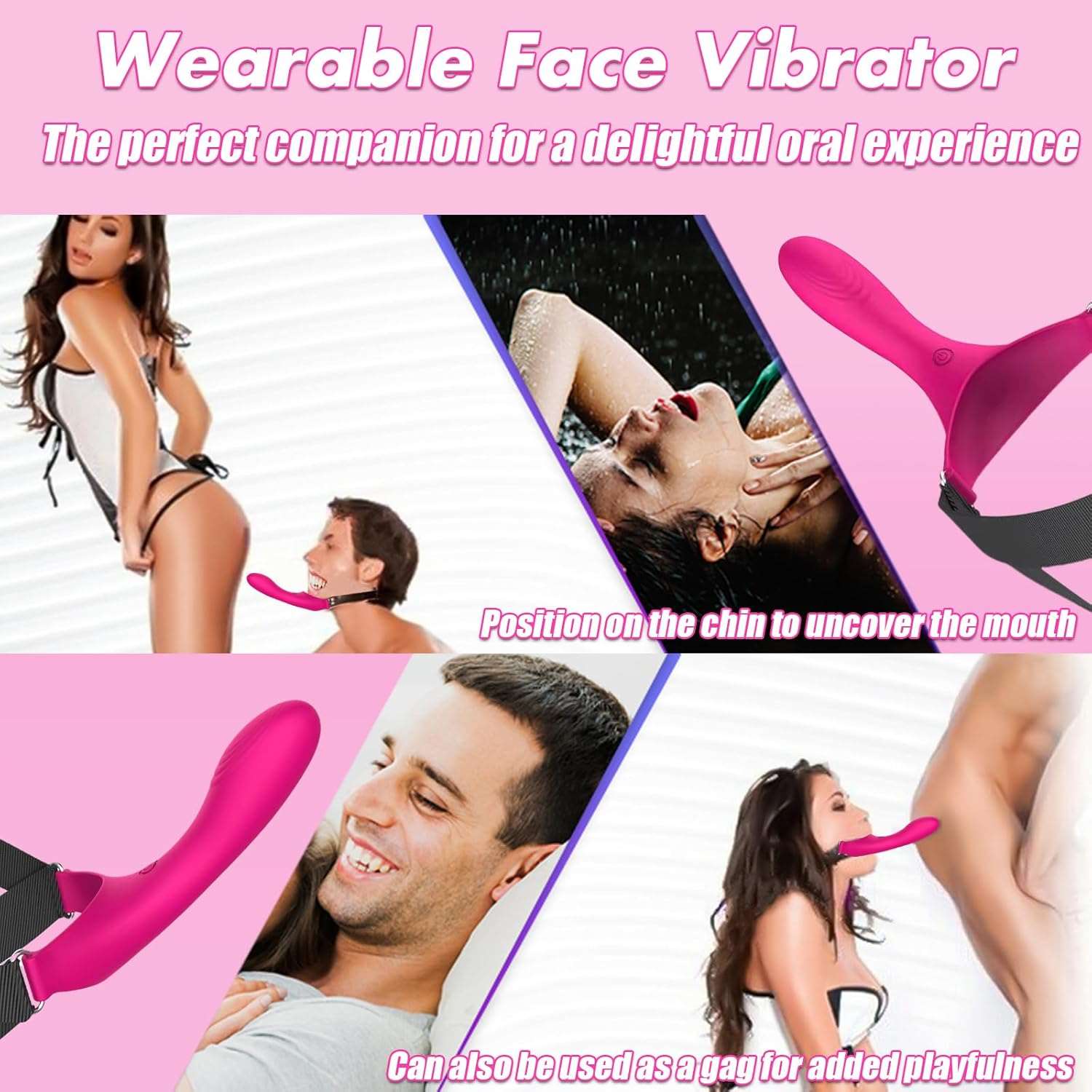 MaskedEuphoria Strap-On Vibrating Dildo