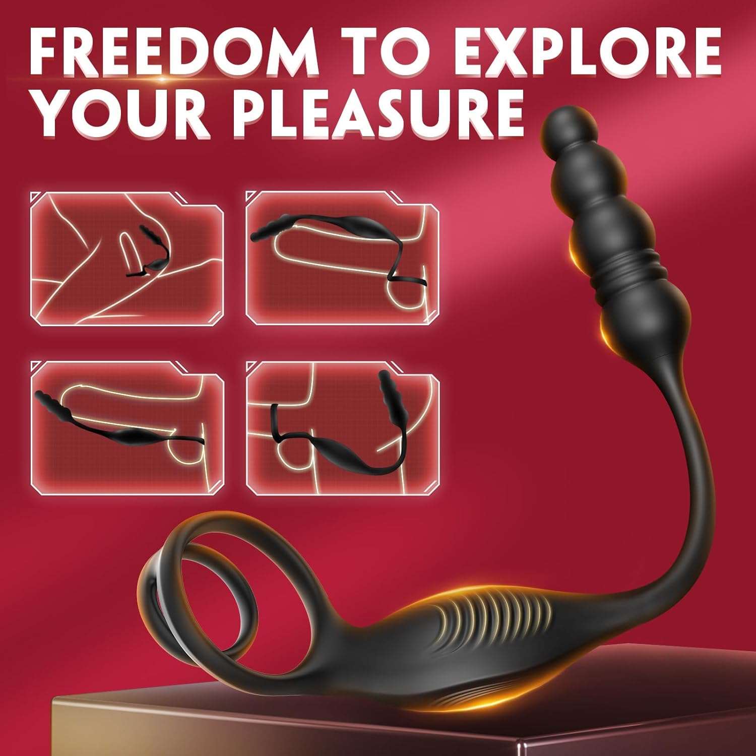MotionMaster Dual Vibrating Prostate & Ring Massager