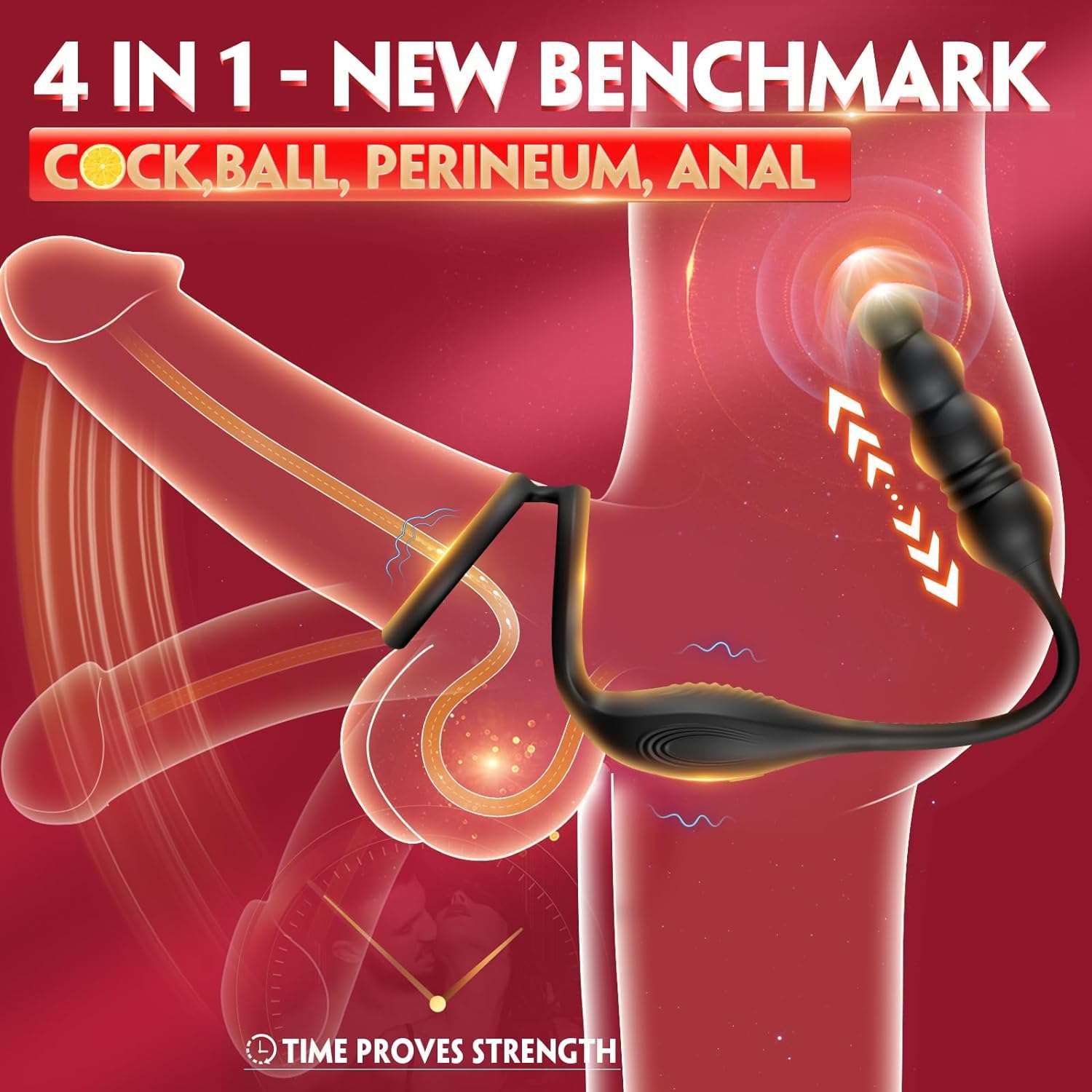 MotionMaster Dual Vibrating Prostate & Ring Massager