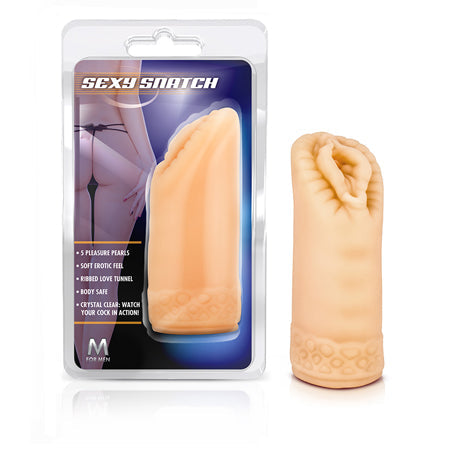 M for Men Sexy Snatch Vagina Stroker Beige