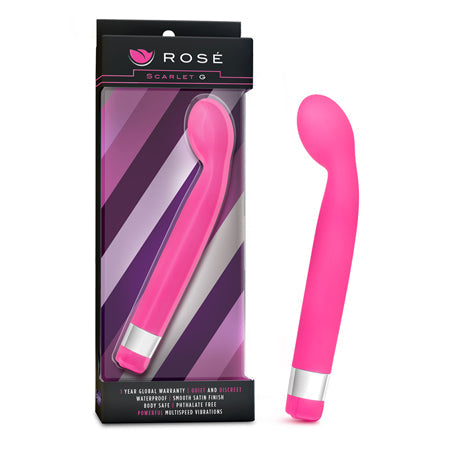 Rose Scarlet G Slimline G-Spot Vibrator Pink