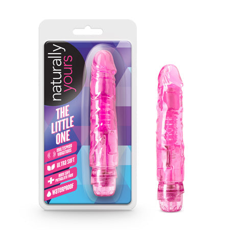 Naturally Yours The Little One Realistic 6.7 in. Vibrating Dildo Pink