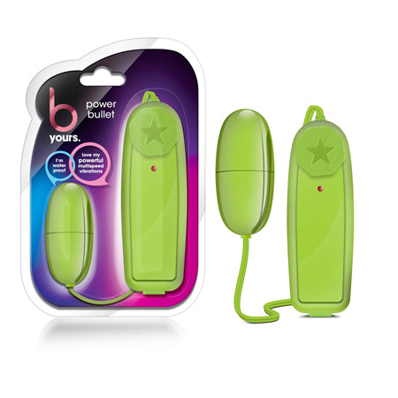 B Yours Power Bullet Remote-Controlled Egg Vibrator Lime