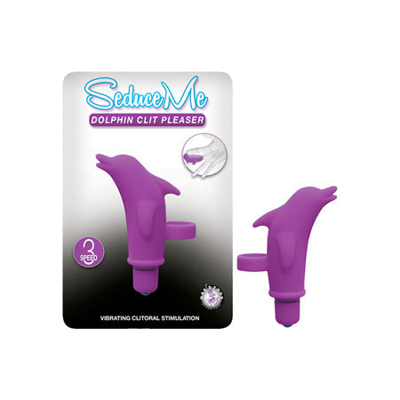 Seduce Me Dolphin Clit Pleaser 3 Speed Waterproof Purple