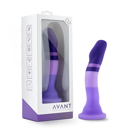 Avant D2 Purple Rain 7.5 in. Silicone Dildo