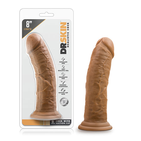 Dr. Skin Realistic 8 in. Dildo Tan