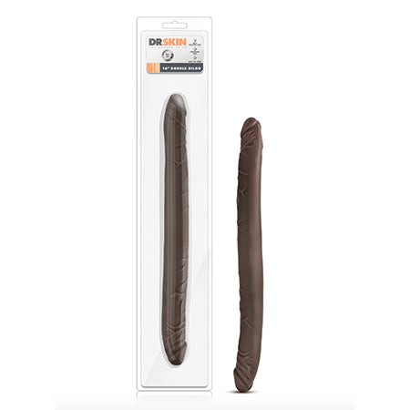 Dr. Skin 16 in. Double Dildo Brown