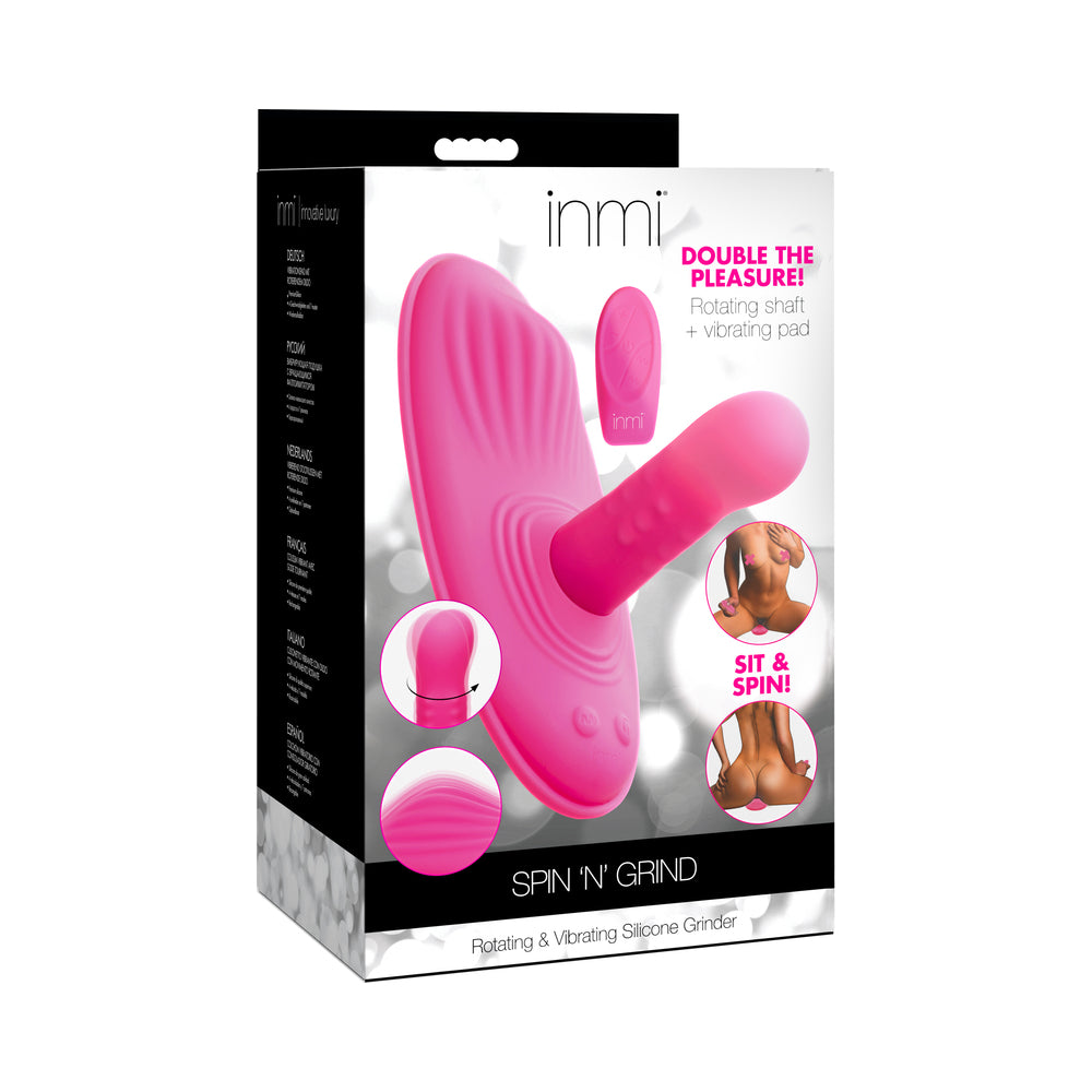 INMI Spin 'N' Grind Rotating & Vibrating Silicone Grinder