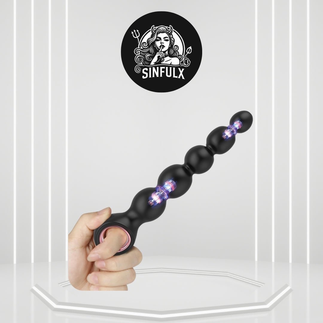NewHorizons Vibrating Anal Beads Wand