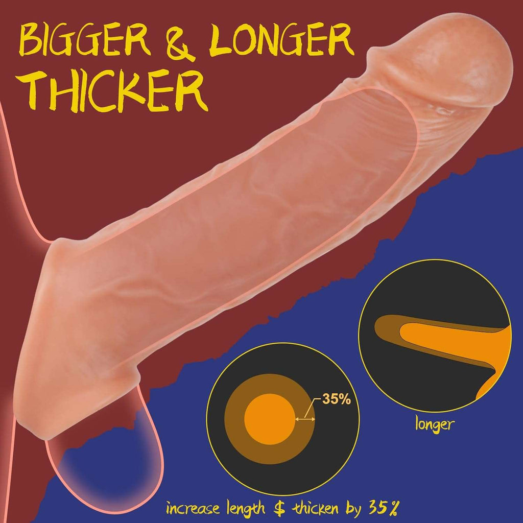 PowerGrip Vibrating Penis Extension Sleeve Set