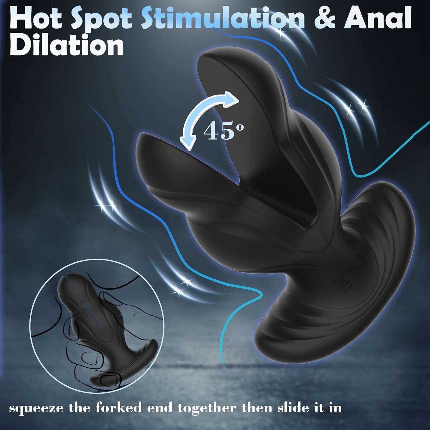 PowerSurge Electric Shock Anal Vibrating Plug
